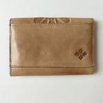 Patricia Nash Colli Flap Trifold Tooled Leather Wallet in Florance Tan Brown Photo 1