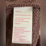 Cozy Chic Mauve Sherpa Jacket Purple Photo 4