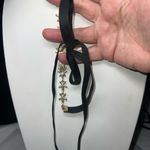 Gold Tone and Crystal Velvet Ribbon Tie Choker Photo 5