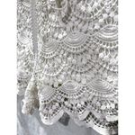 United Colors Of Benetton  Women's Scallop Tiered Crotchet Shorts Sz M Photo 3