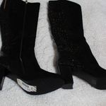 *Nancy Li Black Suede Boots (included in sale) Size 7 Photo 5