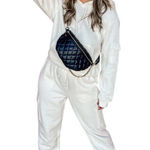 Z Supply  White Drawstring Casual Cargo Jogger Pant Size Small Photo 0