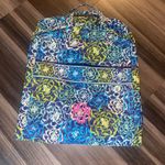 Vera Bradley Floral Garment Bag with Blue and Green Pattern Photo 6