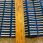 Per Se  2 Piece Matching Set Pull On Skirt & Tank Top Stretchy Blue Black Geo M Photo 3