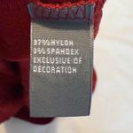 Josephine Chaus  Sheer Lace Top Velvet Trim Women’s Size Medium Photo 6