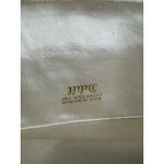 Vtg Antique Beaded handbag regency coquette glam White Photo 9