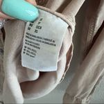 American Eagle Boyfriend Front Button Front Cargo Utility Shirt Neutral Pink XS Photo 4