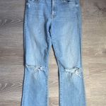 MOTHER The Insider Crop Step Fray Thrilling Shots 27 Blue Photo 3