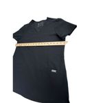 FIGS Technical Collection V Neck Short Sleeve Scrubs Size XS X-Small Black #H2-2 Photo 2