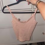 Forever 21 MOVING SALE - pink ruffle trim camisole crop top Photo 2