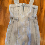 Twelve‎ by ontwelfth jean zip up dress light denim NWT size medium 100% cotton Blue Photo 0