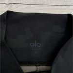 Alo Yoga High Waist Camp Vapor Leggings Black Green Camouflage Athletic Pants XS Photo 7