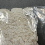 ZARA NWOT Lace Crop Top M Off Shoulder Long Sleeve Ivory Sweetheart Blouse Photo 8