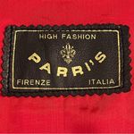 Parri's Italian Red Leather Jacket Size M Emily In Paris Emily Cooper Inspired Size M Photo 8