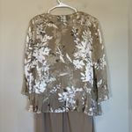 Alex Evenings Women's Gold 2-Piece Dress & Jacket Formal Wear | Size 14WP Photo 12