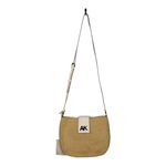 Anne Klein Straw Hobo Bag AK Logo Shoulder Bag Purse Tan White Photo 5