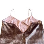 Topshop  Pink Velvet Mini Dress Spaghetti Strap Stretch Cocktail Party Size 8 Photo 6