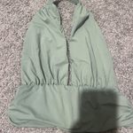 Edikted  sage green halter top small Photo 0