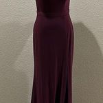 Morgan & Co  Burgundy off the shoulder Gown Photo 0