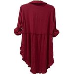 Umgee Pink Tunic with Leopard Accents Women’s Medium Photo 1