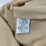 fab'rik  Two-Tone Satin Midi Dress Black Champagne Colorblock Sz XS Formal Wedding Photo 3