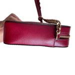 Michael Kors Jet Set Large Saffiano Leather Crossbody Bag Mulberry Gold Chain Photo 8