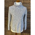 Gap  Black and White Cable Knit Turtleneck Sweater Size Small Photo 2