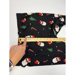 SO  Brand Black Festive Santa‎ Candy Cane Women's Leggings Size Med Photo 6