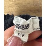 Aerie ‎ Black One Shoulder Mini Dress Sz S Boho Ruffle Festival Coastal Beach Photo 3