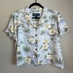 Vintage Island Traders Hawaiian Shirt Women’s XL Short Sleeve All Over Print Photo 0
