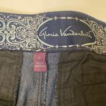 Gloria Vanderbilt Celina Dark Blue Elastic Waist Denim Jean Shorts Sz 12 Photo 3