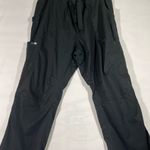 KOI LINDSEY TWILL CARGO SCRUB PANT 7 POCKETS ELASTIC WAIST WOMEN 2XL BLACK Size 2X Photo 1