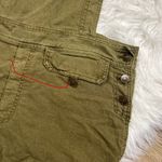 Free People expedition Olive green linen-blend overalls Photo 4