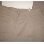 Isaac Mizrahi New Womens Live 2 T Tall 24/7 Straight Pant Stonewall Grey Tan Photo 2