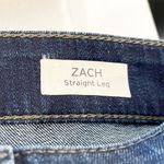 Mavi Jeans Zach Mid Rise Slim Fit Denim Straight Leg Jeans Deep Brushed 33 / 16 Blue Photo 1