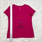 Life is Good  Pink Half Full Vase Tee Size Medium Photo 2
