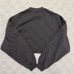 H&M NWOT Gray Graphic Cropped Oversized Sweatshirt - Women’s X-Large Photo 2