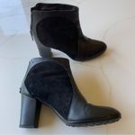 Aquatalia Black Ankle Booties Genuine Leather Size 6.5 Heeled Boots $550 Retail Photo 3