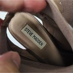 Steve Madden  Booties Womens Size 8 Tan Open Toe Block Heel Ferris Boots Photo 6