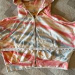 Young Fabulous and Broke  Cropped Oversized Tie Dye Hoodie Jacket Large Photo 5