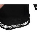 No Boundaries Victorian Gothic Black Lace Long Sleeve Top Sz.‎ S Romantic Fall Layer Witchy Photo 6