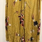 By Together  Mustard Floral Lace-Up Dress Photo 5
