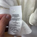 Designer Remix Dress Mini Ruffle White Boho Cotton Cottagecore Fit Flare Small Size M Photo 5