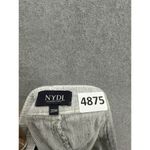 NYDJ  Women’s Shorts Chino Linen Blend Plus Size 20W Micro Striped White Pockets Photo 5