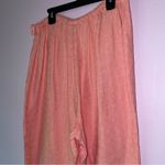 Eileen Fisher  Size M Wide Leg Pants Pink Irish Linen Beach Vacation Lagenlook Photo 4