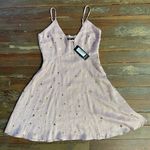 Nasty Gal NWT Y2K Metallic Star Print Cami Swing Dress ~ Size 6 ππ Photo 5