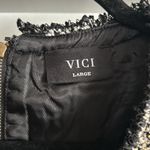 VICI  Black Tweed Plaid Shift Dress Photo 3