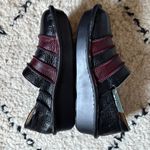 Spring Step  Firefly burgundy black leather slip-on comfy shoes women's 38 [READ] Photo 6