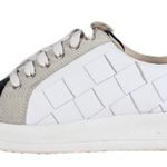 Diba True NIB Yuli Ana Mixed Media Sneakers in Black/White Leather Size 8 White Photo 0