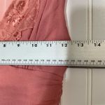 Forever 21 Twenty One Dusty Rose Fit & Flare Lace Mesh Dress Small Made in USA Cottagecore Photo 2